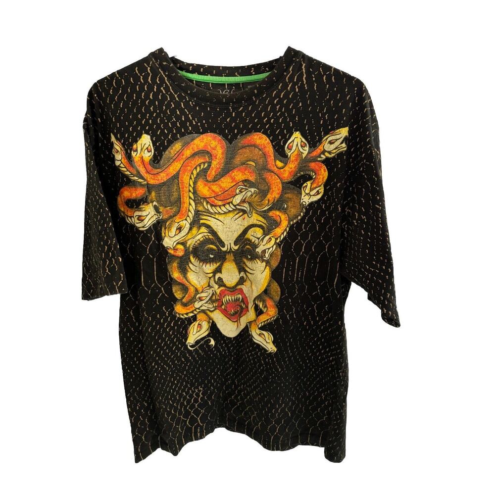 MEN’S Mecca USA Short Sleeve Graphic Multicolor Logo T-shirt Tee Rare Size XXL